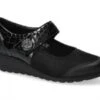 Mobils Ergonomic Mephisto Ballerines Femme – Modèle Bathilda Noir