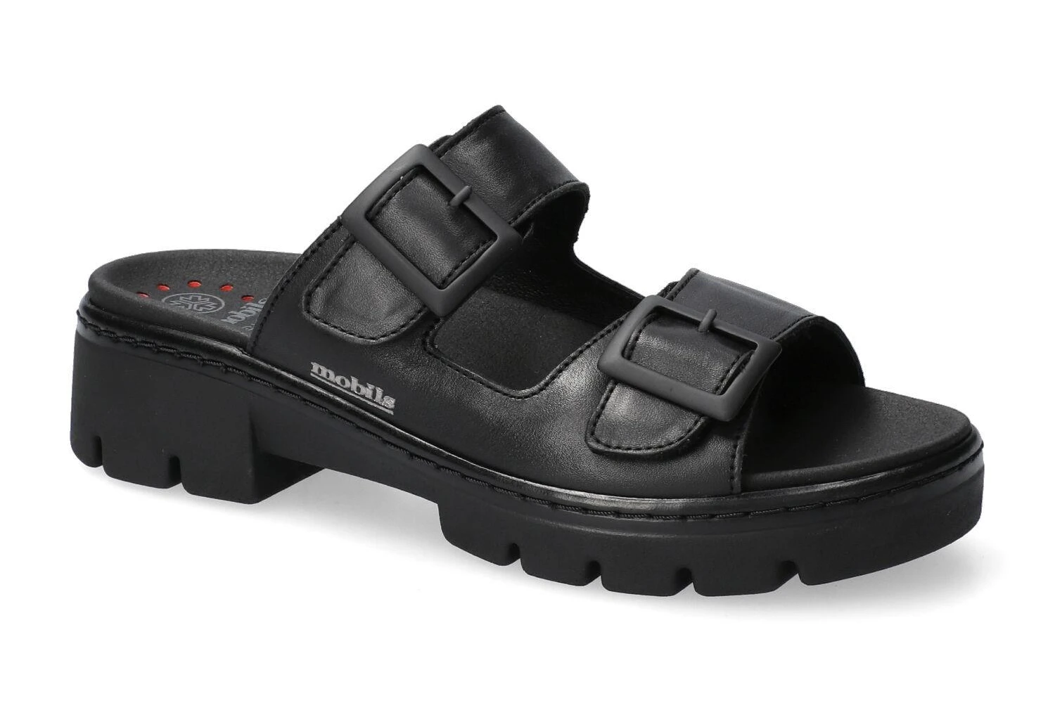 Mobils Ergonomic Mephisto Mules Femme – Modèle Alba Noir 1 Mobils Ergonomic Mephisto Mules Femme – Modèle Alba Noir