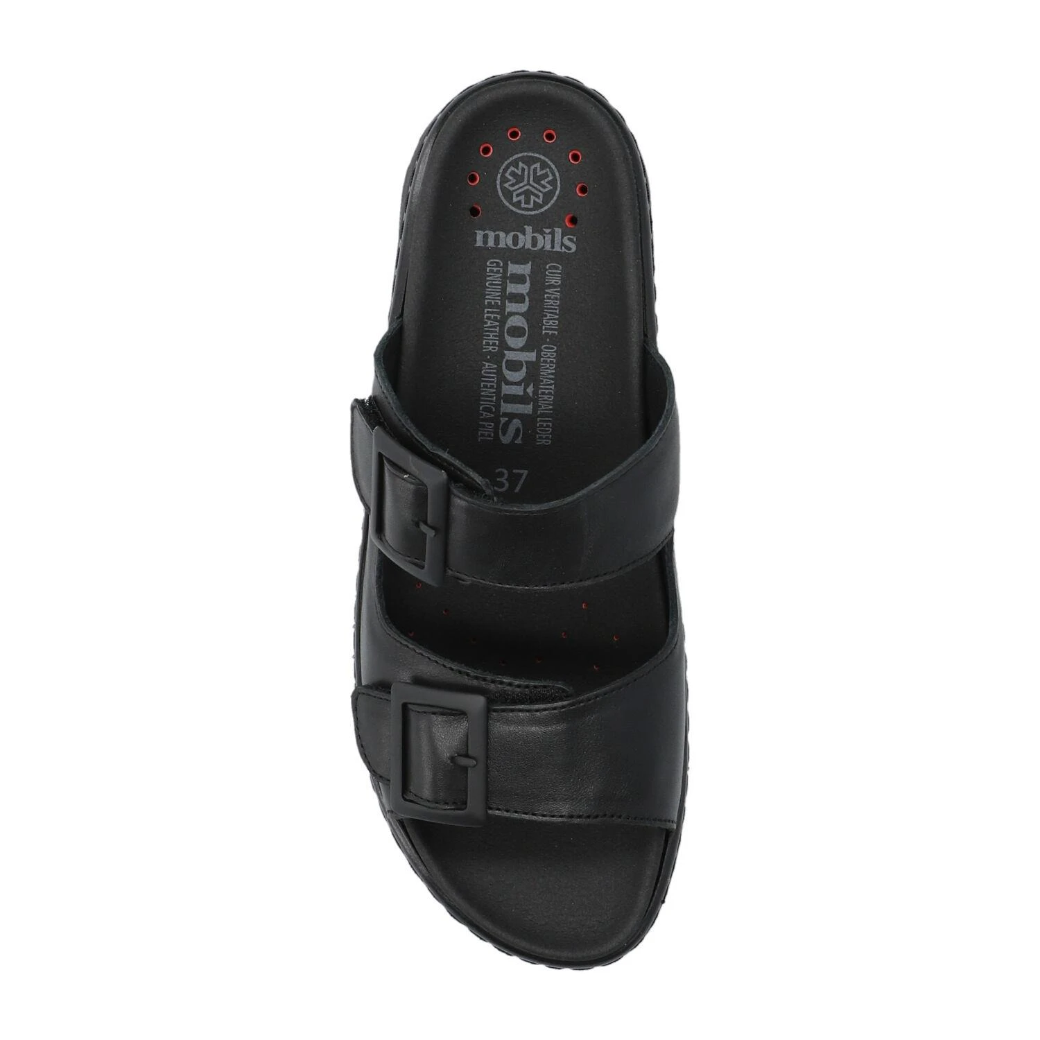 Mobils Ergonomic Mephisto Mules Femme – Modèle Alba Noir 3 Mobils Ergonomic Mephisto Mules Femme – Modèle Alba Noir – Image 3