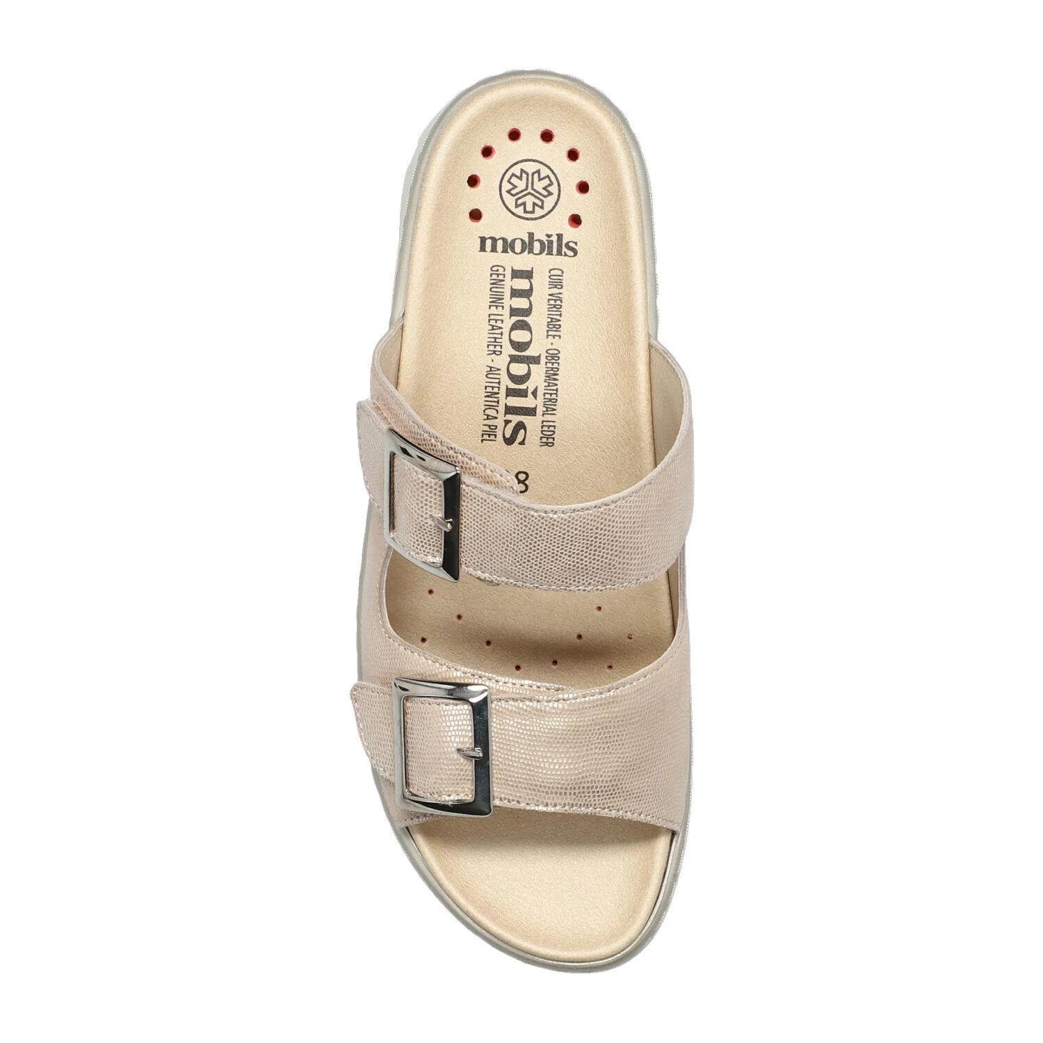 Mobils Ergonomic Mephisto Mules Femme – Modèle Alba Or 4 Mobils Ergonomic Mephisto Mules Femme – Modèle Alba Or – Image 4