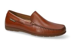Mephisto-shop Mocassins Homme – Modèle Algoras Cuir Brun