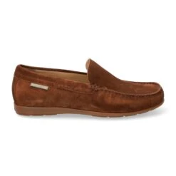 Mephisto-shop Mocassins Homme – Modèle Algoras Brun Moyen -Chaussure Soldes algoras209858n204