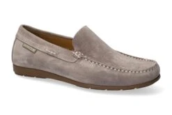 Mephisto-shop Mocassins Homme – Modèle Algoras Nubuck Gris Clair