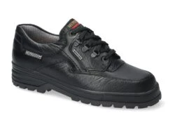 Mephisto-shop Lacets Homme – Modèle Barracuda Mt Cuir Texturé Noir