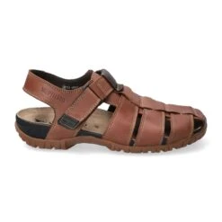 Mephisto-shop Sandales Homme – Modèle Basile Chataigne -Chaussure Soldes basile2017820151204