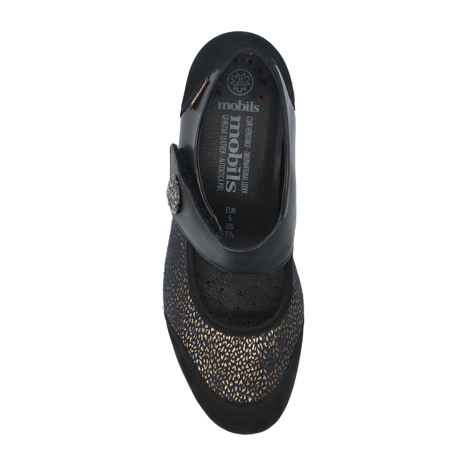 Mobils Ergonomic Mephisto Ballerines Femme – Modèle Bathilda Bi-mat Noir 3 Mobils Ergonomic Mephisto Ballerines Femme – Modèle Bathilda Bi-mat Noir – Image 3