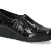 Mobils Ergonomic Mephisto Mocassins Femme – Modèle Bertrane Verni Noir