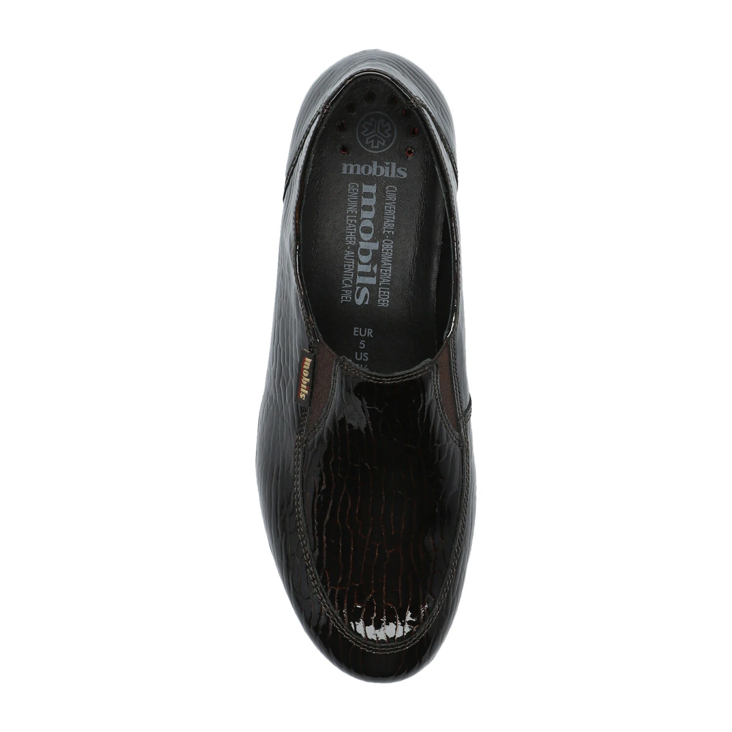 Mobils Ergonomic Mephisto Mocassins Femme – Modèle Bertrane Brun Foncé 2 Mobils Ergonomic Mephisto Mocassins Femme – Modèle Bertrane Brun Foncé – Image 2