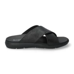 Mephisto-shop Chaussons Homme – Modèle Conrad Noir -Chaussure Soldes conrad204400206100204