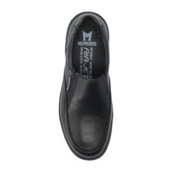 Mephisto-shop Mocassins Homme – Modèle Davy Cuir Lisse Noir -Chaussure Soldes davy20riko20210020black203