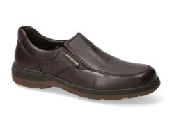 Mephisto-shop Mocassins Homme – Modèle Davy Cuir Lisse Brun Foncé