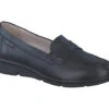 Mephisto-shop Mocassins Femme – Modèle Diva Cuir Lisse Noir