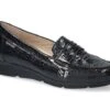 Mephisto-shop Mocassins Femme – Modèle Diva Verni Noir