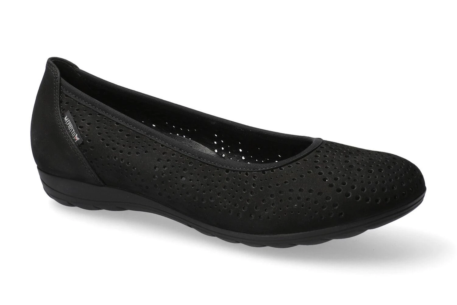 Mephisto-shop Ballerines Femme – Modèle Elsie Perf Noir 1 Mephisto-shop Ballerines Femme – Modèle Elsie Perf Noir