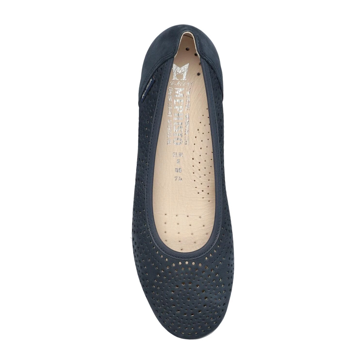 Mephisto-shop Ballerines Femme – Modèle Elsie Perf Bleu Jean 3 Mephisto-shop Ballerines Femme – Modèle Elsie Perf Bleu Jean – Image 3