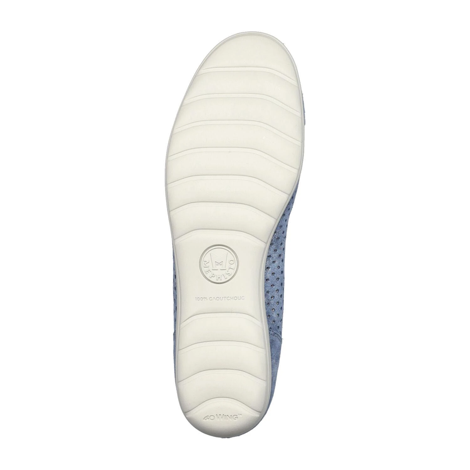 Mephisto-shop Ballerines Femme – Modèle Erika Perf Bleu Jean 2 Mephisto-shop Ballerines Femme – Modèle Erika Perf Bleu Jean – Image 2