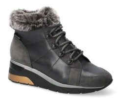 Mephisto-shop Bottines Femme – Modèle Evodia Gris Fonce