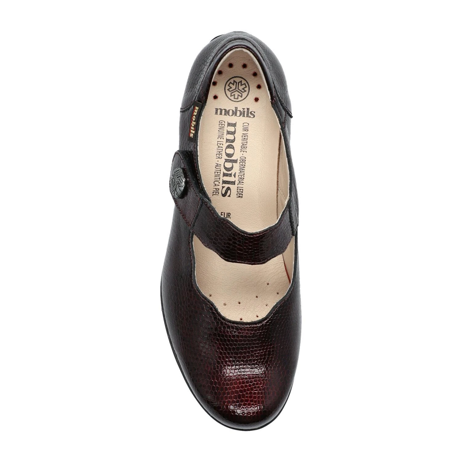 Mobils Ergonomic Mephisto Ballerines Femme – Modèle Flora Bordeaux 2 Mobils Ergonomic Mephisto Ballerines Femme – Modèle Flora Bordeaux – Image 2