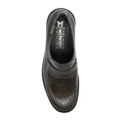 Mephisto-shop Mocassins Femme – Modèle Florenza Kaki -Chaussure Soldes florenza20vernis20fripe20109420khaki203