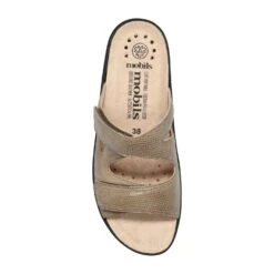 Mobils Ergonomic Mephisto Mules Femme – Modèle Geva Taupe -Chaussure Soldes geva2026237202