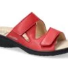 Mobils Ergonomic Mephisto Mules Femme – Modèle Geva Rouge