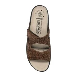 Mobils Ergonomic Mephisto Mules Femme – Modèle Geva Marron -Chaussure Soldes geva20bali204195820brown203