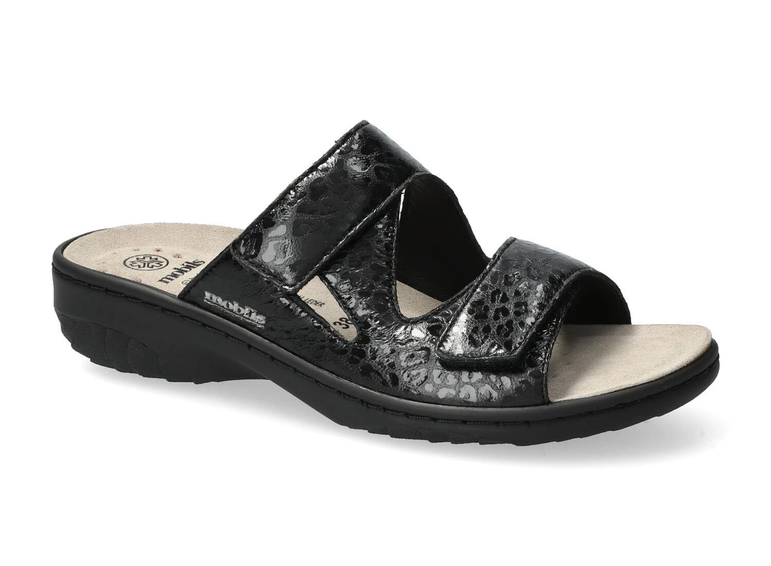 Mobils Ergonomic Mephisto Mules Femme – Modèle Geva Noir 1 Mobils Ergonomic Mephisto Mules Femme – Modèle Geva Noir