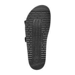 Mephisto-shop Chaussons Femme – Modèle Harmony Cuir Noir -Chaussure Soldes harmony202800203