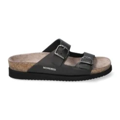 Mephisto-shop Chaussons Femme – Modèle Harmony Cuir Noir -Chaussure Soldes harmony202800204