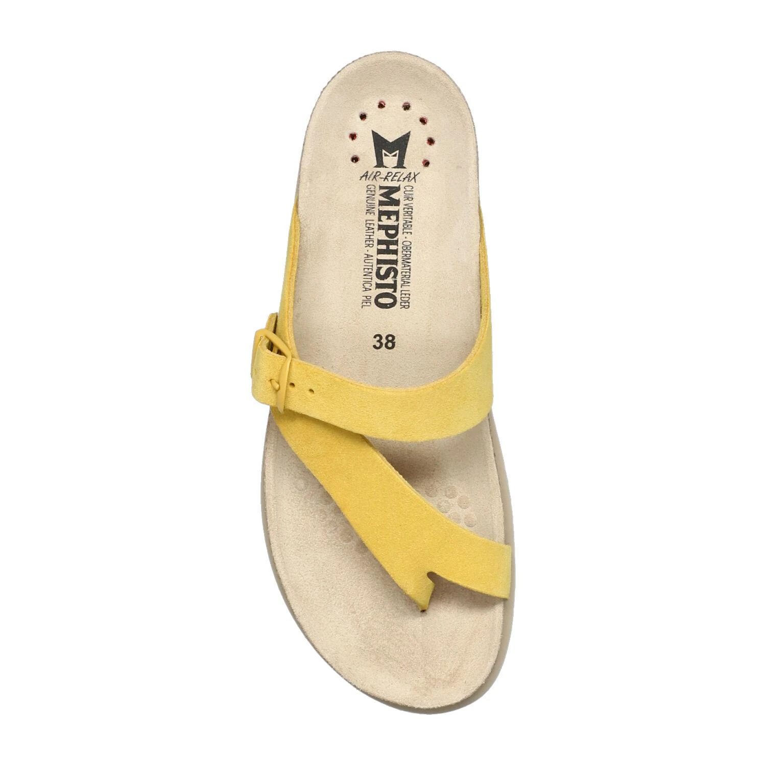 Mephisto-shop Passe Orteil Femme – Modèle Helen Nubuck Jaune 3 Mephisto-shop Passe Orteil Femme – Modèle Helen Nubuck Jaune – Image 3