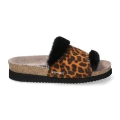Mephisto-shop Chaussons Femme – Modèle Hemeline Brun Moyen -Chaussure Soldes hemeline20leopardino202475820brown201