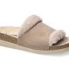 Mephisto-shop Chaussons Femme – Modèle Hemeline Taupe Clair