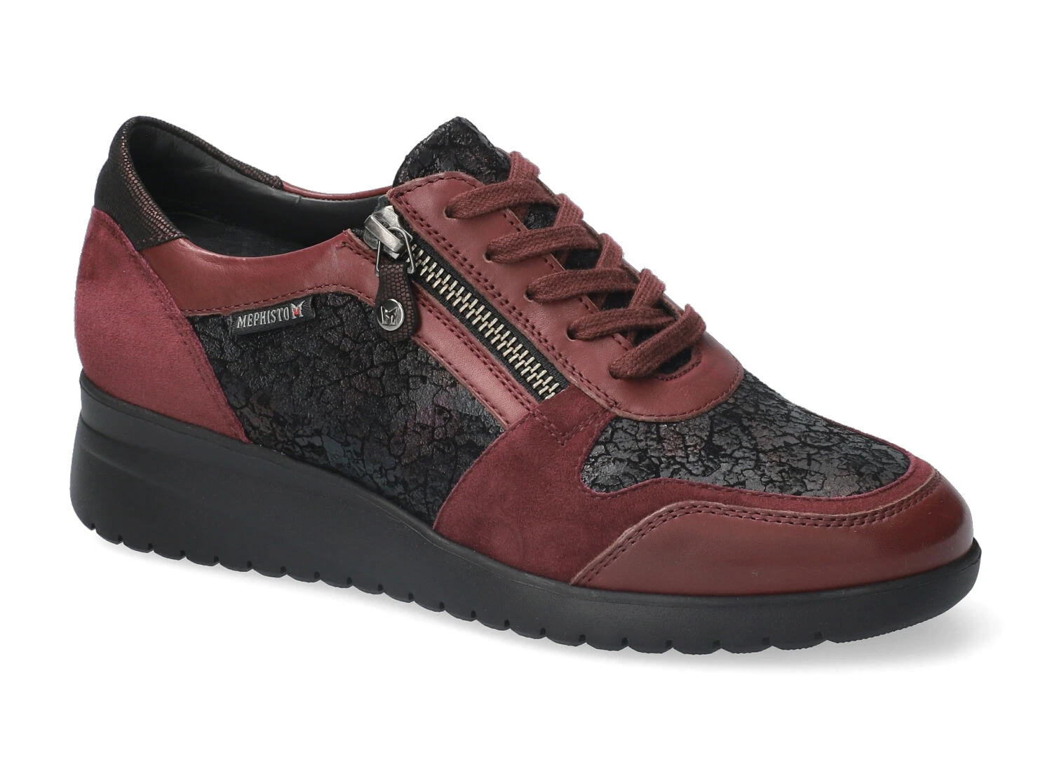 Mephisto-shop Lacets Femme – Modèle Iasmina Bordeaux 1 Mephisto-shop Lacets Femme – Modèle Iasmina Bordeaux