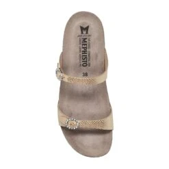 Mephisto-shop Mules Femme – Modèle Idelya Sable Clair -Chaussure Soldes idelya2037512202