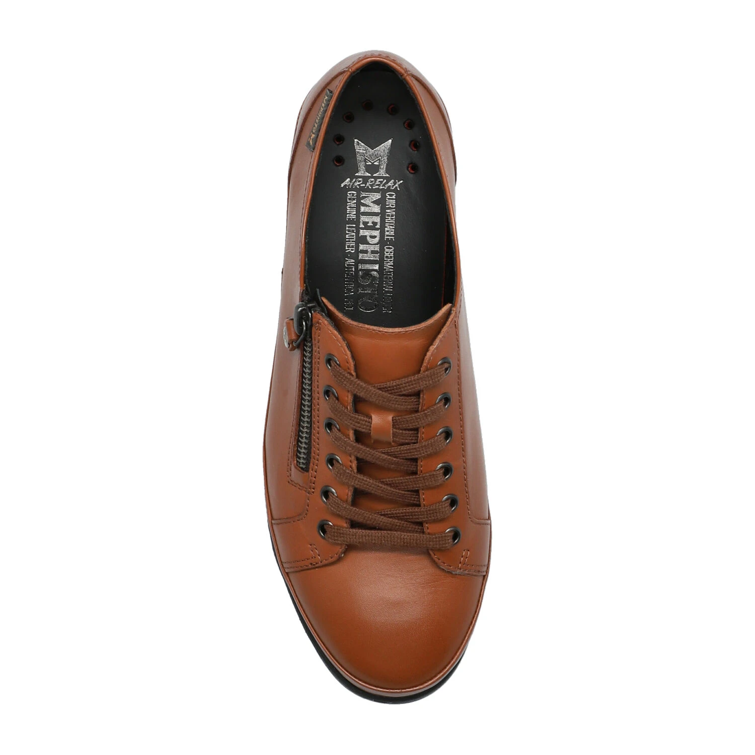 Mephisto-shop Lacets Femme – Modèle June Marron 2 Mephisto-shop Lacets Femme – Modèle June Marron – Image 2