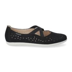 Mephisto-shop Ballerines Femme – Modèle Karla Perf Noir -Chaussure Soldes karla20pef206900204