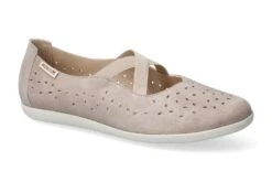 Mephisto-shop Ballerines Femme – Modèle Karla Perf Taupe Clair