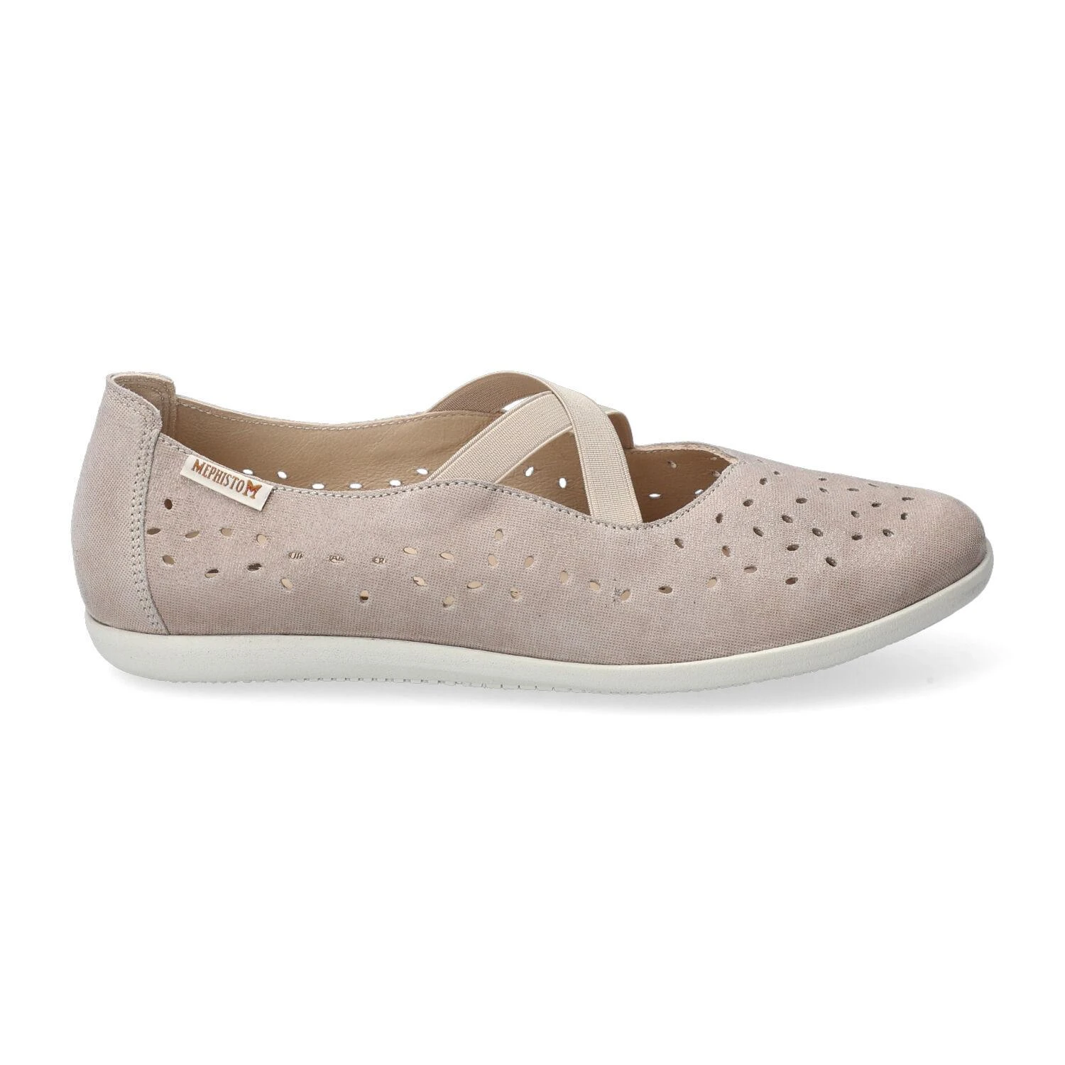 Mephisto-shop Ballerines Femme – Modèle Karla Perf Taupe Clair 4 Mephisto-shop Ballerines Femme – Modèle Karla Perf Taupe Clair – Image 4