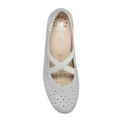 Mephisto-shop Ballerines Femme – Modèle Karla Perf Gris Clair 6 Mephisto-shop Ballerines Femme – Modèle Karla Perf Gris Clair -Chaussure Soldes karla20perf206905n202