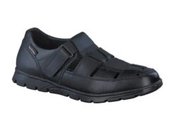 Mobils Ergonomic Mephisto Sandales Homme – Modèle Kenneth Noir
