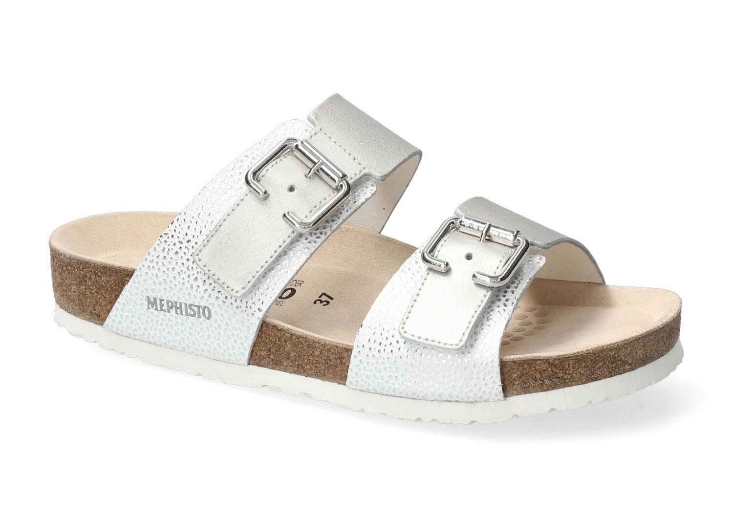 Mephisto-shop Mules Femme – Modèle Maya Argent 1 Mephisto-shop Mules Femme – Modèle Maya Argent