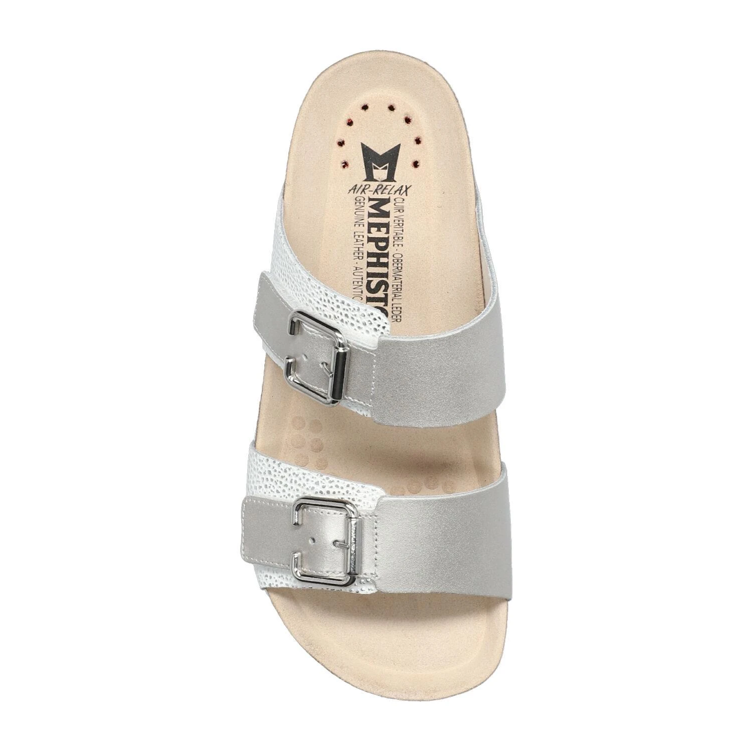 Mephisto-shop Mules Femme – Modèle Maya Argent 3 Mephisto-shop Mules Femme – Modèle Maya Argent – Image 3