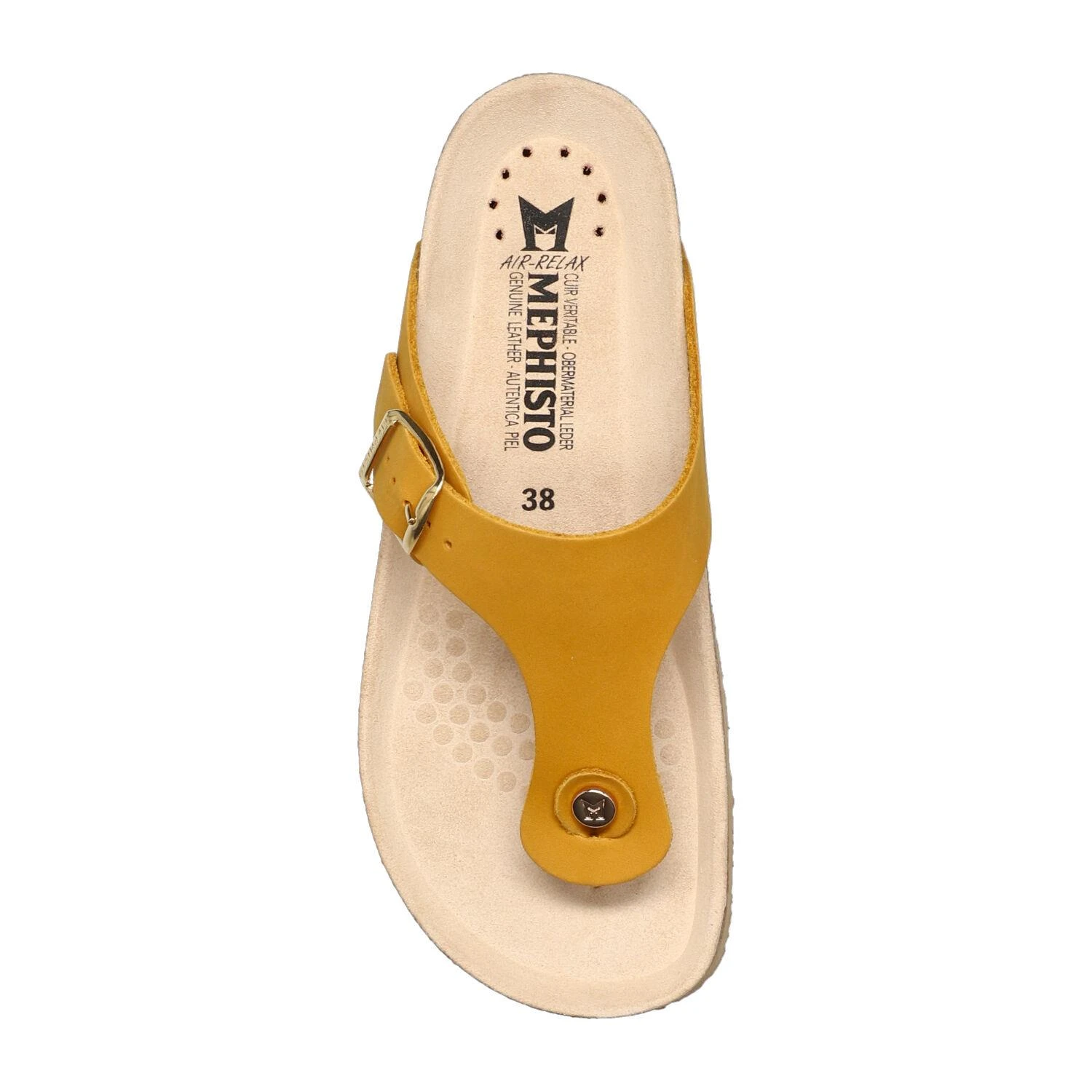 Mephisto-shop Passe Orteil Femme – Modèle Melinda Ocre 3 Mephisto-shop Passe Orteil Femme – Modèle Melinda Ocre – Image 3