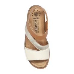 Mobils Ergonomic Mephisto Sandales Femme – Modèle Meril Blanc Cassé -Chaussure Soldes meril207880209502207811202