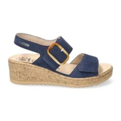 Mobils Ergonomic Mephisto Sandales Femme – Modèle Nasma Bleu Nuit -Chaussure Soldes nasma201220g204