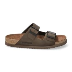 Mephisto-shop Mules Homme – Modèle Nerio Kaki -Chaussure Soldes nerio203494204