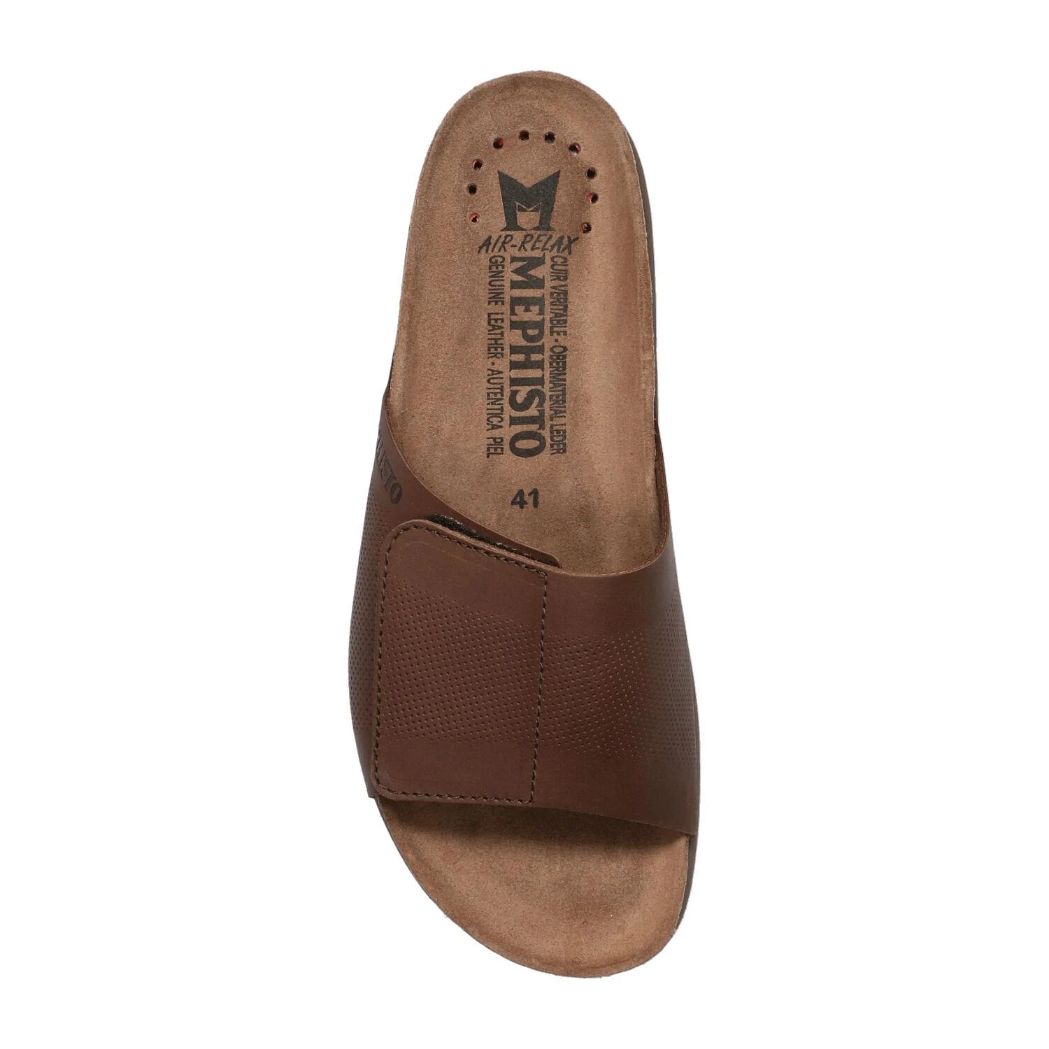 Mephisto-shop Mules Homme – Modèle Nilton Brun Foncé 2 Mephisto-shop Mules Homme – Modèle Nilton Brun Foncé – Image 2