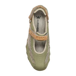 Allrounder By Mephisto Ballerines Femme – Modèle Niro Taupe Kaki Et Liege -Chaussure Soldes niro20372018202