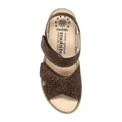 Mobils Ergonomic Mephisto Sandales Femme – Modèle Noor Brun Moyen -Chaussure Soldes noor2041958209565202