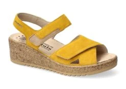 Mobils Ergonomic Mephisto Sandales Femme – Modèle Noor Ocre